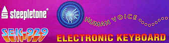 Steepletone SEK-929 - Human Voice.... Electronic Keyboard